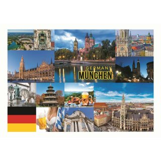 München XL Postkarte  PKM43_01_XLP