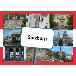 Salzburg XL Postkarte  PKSA5_01_XLP