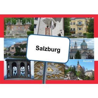 Salzburg XL Postkarte  PKSA5_XLP
