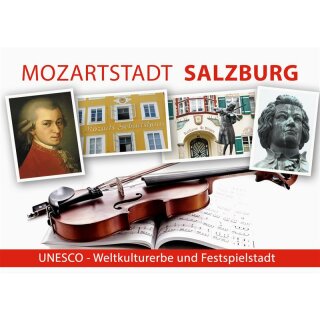 Fotomagnet Foto Magnet Salzburg Mozart Austria Österreich Mozartstadt Musik
