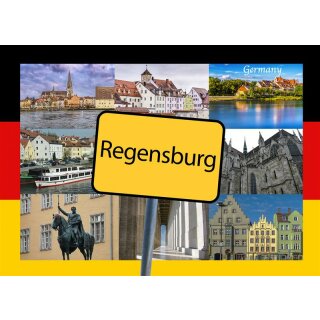 Fotomagnet Foto Magnet Regensburg TOPS000166
