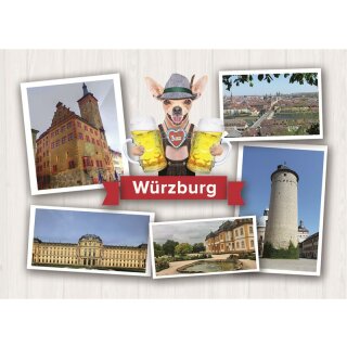 Fotomagnet Foto Magnet Würzburg TOPS000193