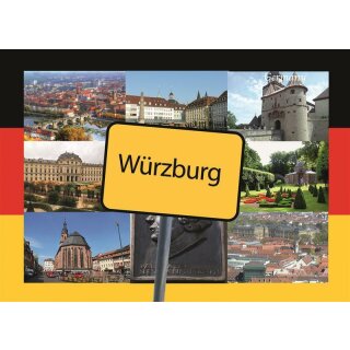 Fotomagnet Foto Magnet Würzburg TOPS000196