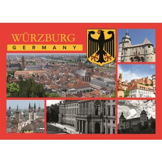 Fotomagnet Foto Magnet Würzburg TOPS000205