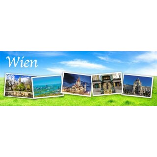 Langes Wien Postkarten Fotomagnet Foto Magnet Top-14