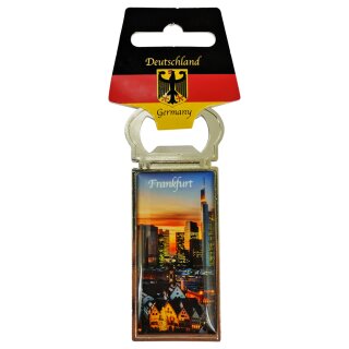 Frankfurt Flaschenöffner Skyline