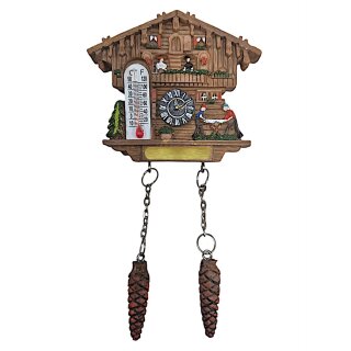 Kuckucksuhr Magnet Polyresin Kühlschrank Wetterhaus...
