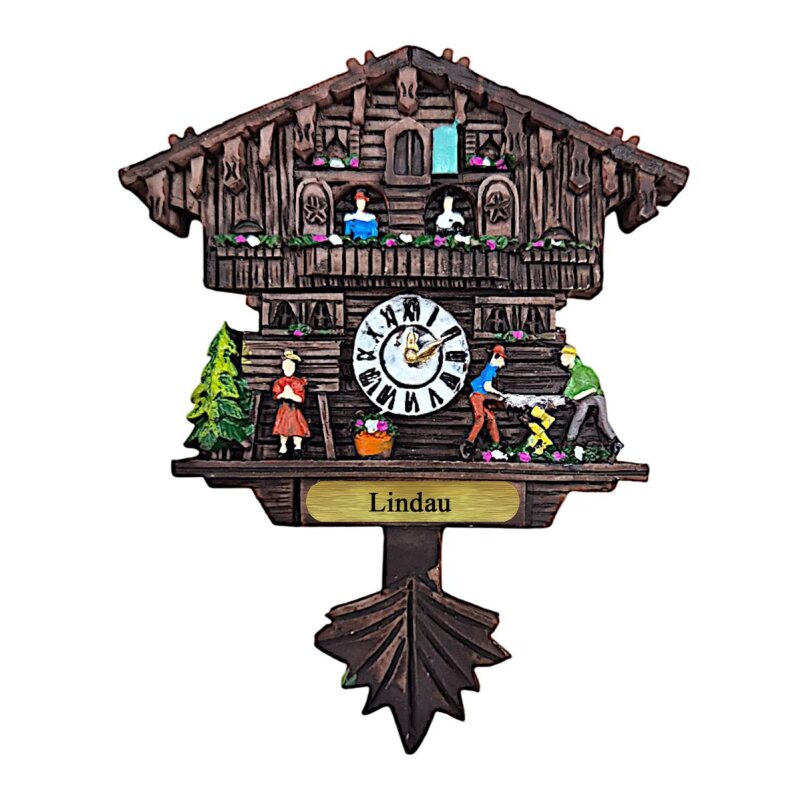 Kuckucksuhr Magnet Polyresin Kühlschrank Handmade Deutschland - Linda