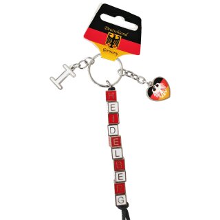 Schlüsselanhänger Würfel Heidelberg