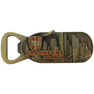 Frankfurt Metall Flaschenöffner Gold Farbe