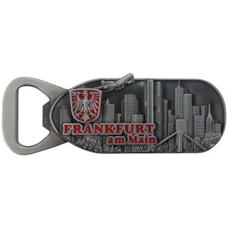 Frankfurt Metall Flaschenöffner Silber Farbe