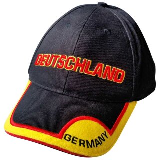 Caps Mütze Deutschland German Schwarz Rot Gold Gelb