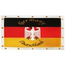 Folien Glitzer Magnet 4 Eckig Sterne - Germany Deutschland