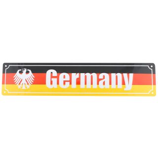 Metall Schild Groß Germany